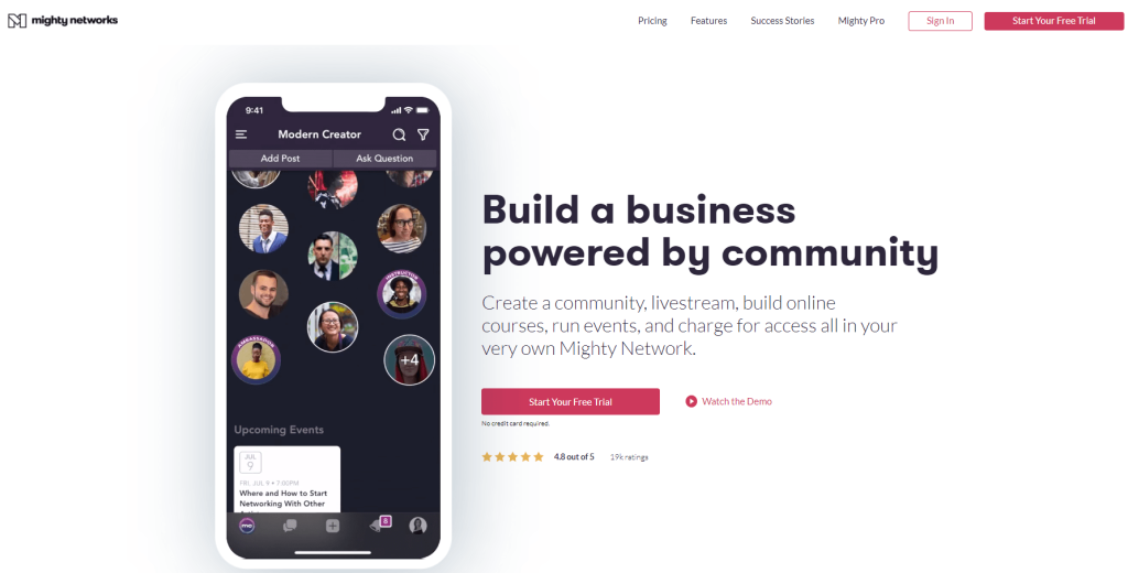 Mighty Networks Review - Overview Mighty Networks Review - Overview